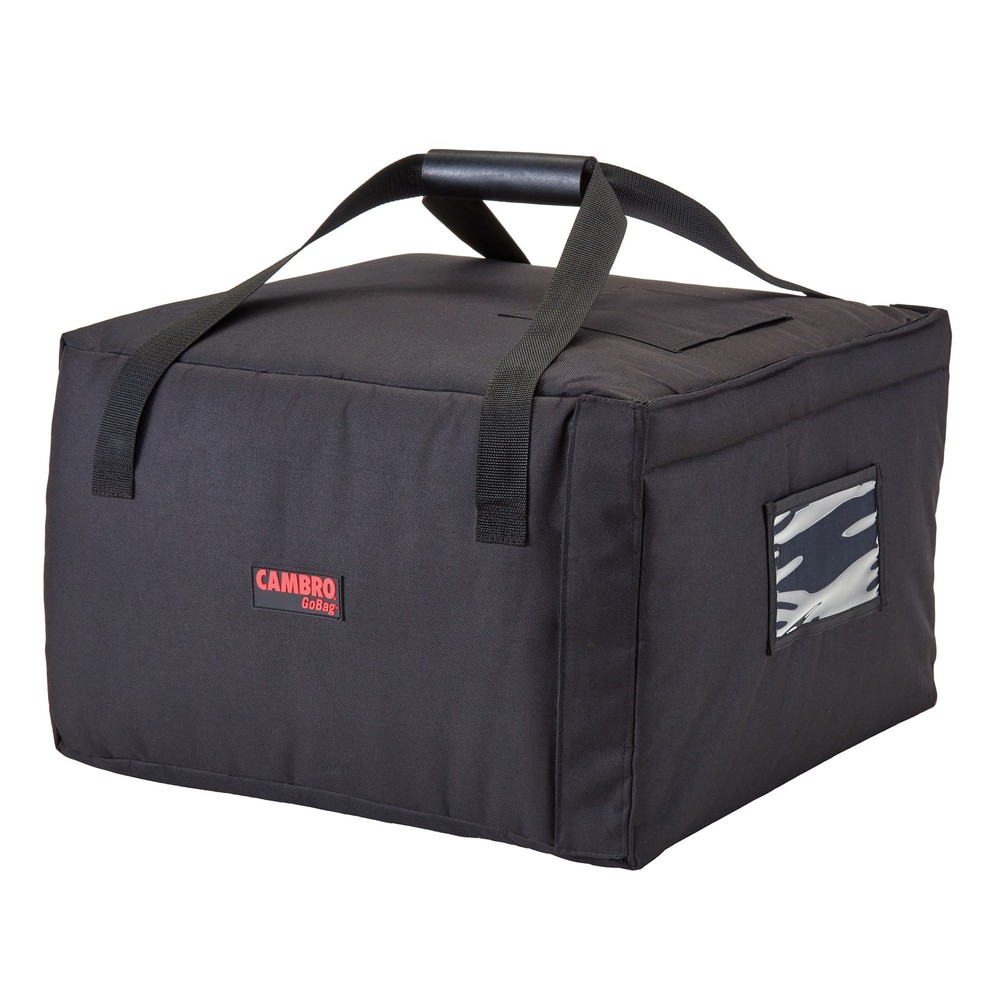 Cambro GBP518110 5Box Black Go Bag® 18 in Pizza Delivery Bag