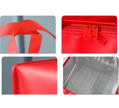 Pizza Delivery Bags, 14.5 Inch x 9.8 Inch x 8.6 Inch 3 Layer Non Woven Fabric…