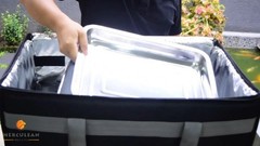 Large Insulated Food Delivery Bag with YKK Zipper – Thermal Catering Carrier for