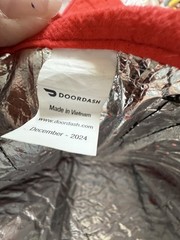 Set of 4 Doordash Delivery Bags Pizza Bag Insulated Zipper Food Drive Thru