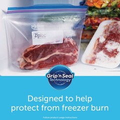 Ziploc Qt. Freezer Bag (38-Count) 381 Ziploc 381 025700003816