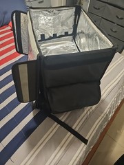 Used Delivery Insulation Book Bag .Use For UBER EATS DELIVERY