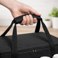Insulated Catering Delivery Bag 22x14x13 for Food & Beverages, Cup Holders, XXL