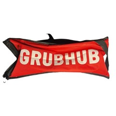 Grubhub Red Insulated Delivery Bag Tote w/ straps 19x19x10 XL Excellent