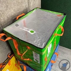 (2) AMAZON COURIER LARGE DELIVERY STORAGE BAGS 28x23x20 *2 TOTE LOTS* BUY BULK!