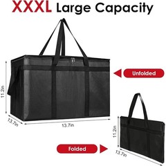 Reinforced Insulated Catering Bag Heavy Duty Cooler W/ Hard Bottom Support New