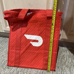 DoorDash Insulated Delivery Bags Set – Standard and Pizza Bags — 1-Owner!