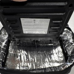 HOTLOGIC Black Insulated Food Pan Bag with Car Plug Adapter for Warming Meals