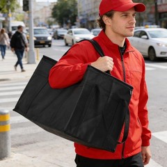 Reinforced Insulated Catering Bag Heavy Duty Cooler W/ Hard Bottom Support New
