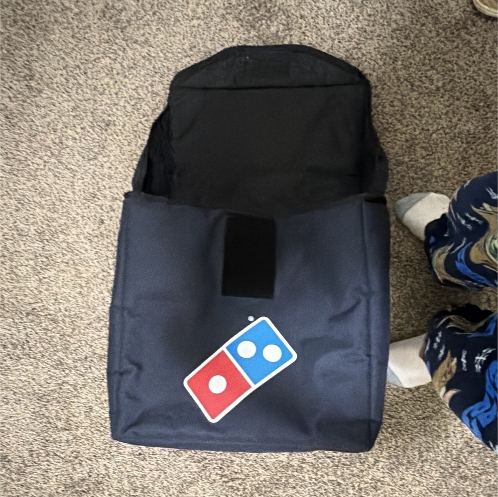 Domino’s Insulated Pizza Delivery Bag. cleaned thoroughly and properly sanitized