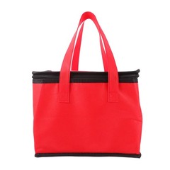 Insulated Food Delivery Bag With Handle 27 Cm Size For Pizza And Seafood