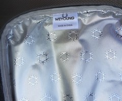 WEYOUNG Grey Insulated Food Delivery Backpack
