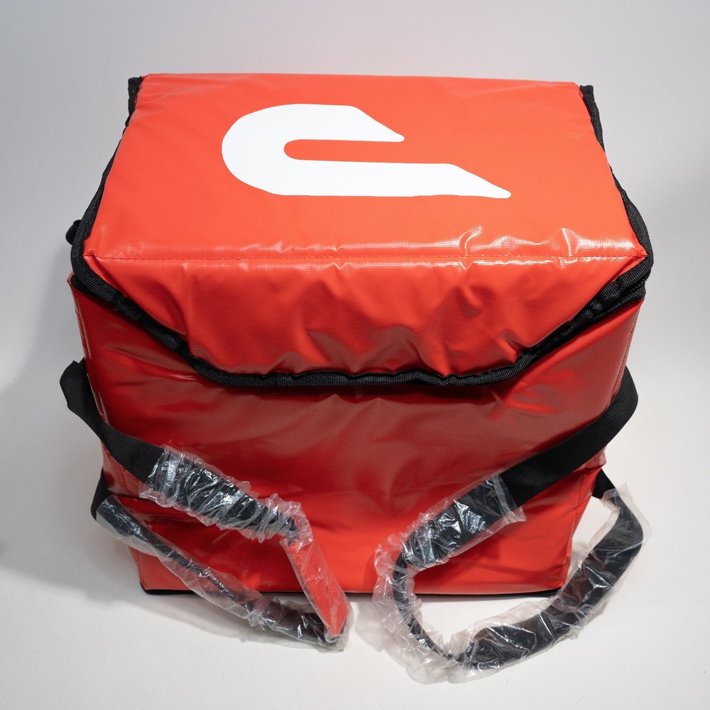 DoorDash Food Delivery Bag Insulated Large 45x45x30cm Zip Up — BRAND NEW