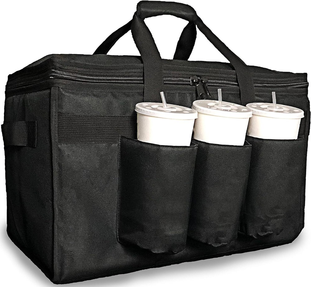 Bolsa Aislada Para Entrega De Alimentos Con Portavasos/portadores De Bebidas…