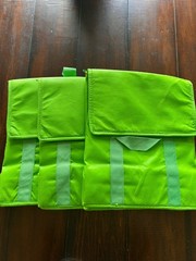 Insulated Food Delivery Bag for Catering, Green, 14″ x 12″ x 8″ (3) DoorDash