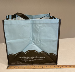 Nothing Bundt Cake Delivery Bag Signature Logo Reusable Handles Square 12″ x 13″