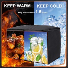 Leak-proof Hot/Cold Food Transport Bag — Shoulder Strap