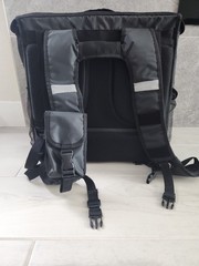 Uber Eats Delivery Bag/Backpack — Black — XL — Insulated Hytjtas