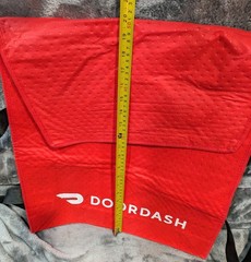 2025 Doordash Large Thermal Insulated Pizza Bag With Handles