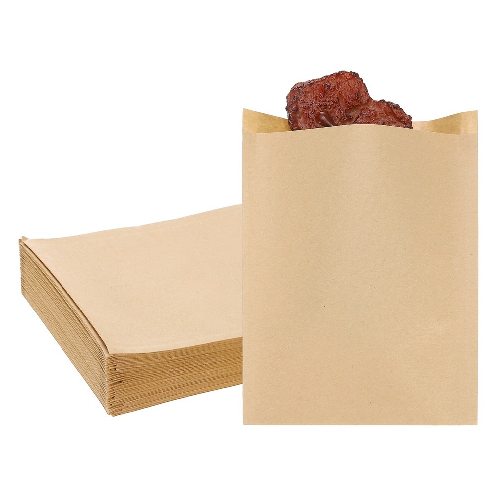 4.72×6.5 Inch Paper Sandwich Bags 100 Pcs Pastry Bag Light Brown