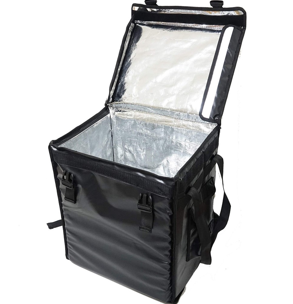 PK-66V: Insulated Food Delivery Backpack,16″ L x 12″ W x 18″ H, Top Loading,T…
