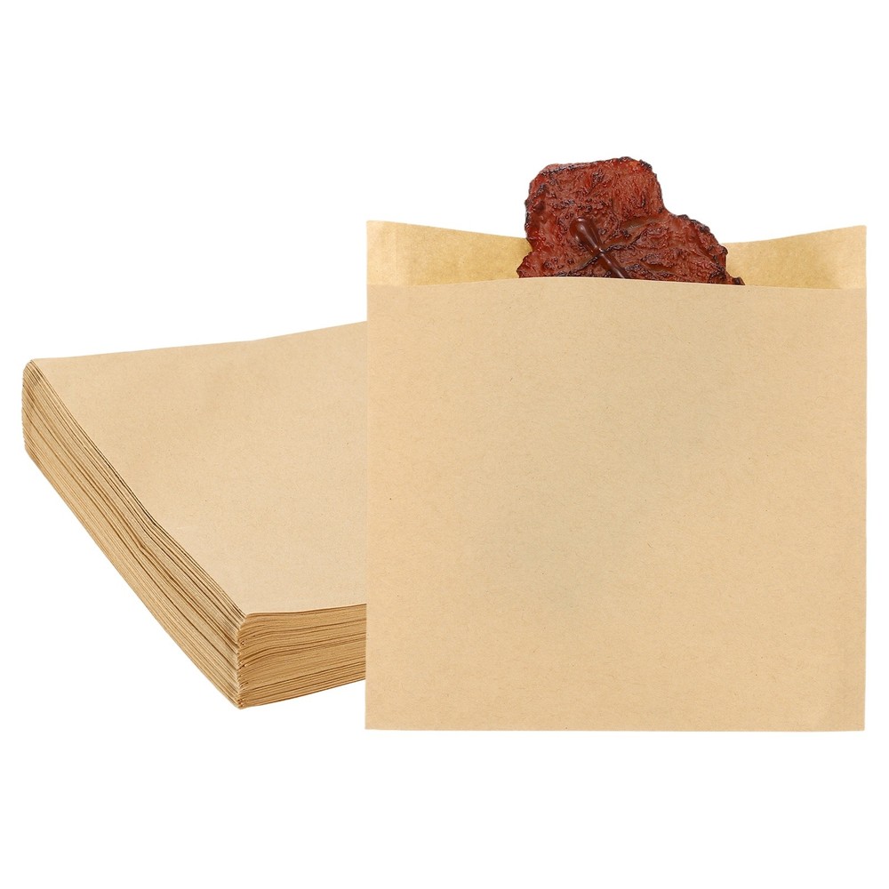 5.91×5.91 Inch Paper Sandwich Bags 100 Pcs Pastry Bag Light Brown