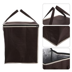 2Pcs Insulated Food Bags with Handles Coffee Thermal Storage Nonwoven Cooler