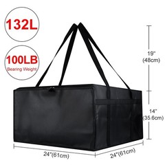 Large Insulated Pizza Delivery Bag — 24x24x14 inch