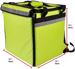 50L XL Large Insulated Food Delivery Backpack, Expandable Catering Cooler Bag, W