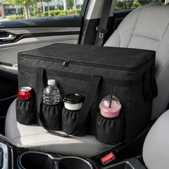 Bodaon Insulated Food Delivery Bag with 4 Cup Holders, XXL Commercial Grade Ther