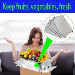 Insulated Shipping Box Liners Reusable Thermal Bags Food Delivery Coolers New