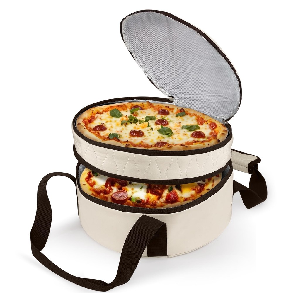 Round Double Insulated Casserole Carrier, Pie Carriers for Transport, Cassero…