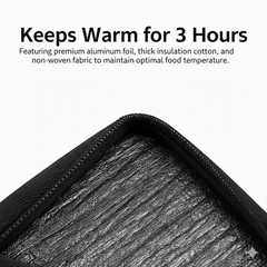 Catering Bag for doordash uber eats 22x14x13 Insulated Food Delivery Bag with Cu