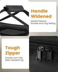 Insulated Food Delivery Backpack with Dual-Layer Compartments & Base Plates