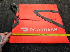 (QTY 5)Door Dash Bags19″ x 19″ With Carry Straps Large Insulated Pizza Delivery