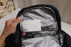Mount Sinai Insulated Meds/Food Hot/Cold Tote Backpack Bag Gray 13X14X6inches