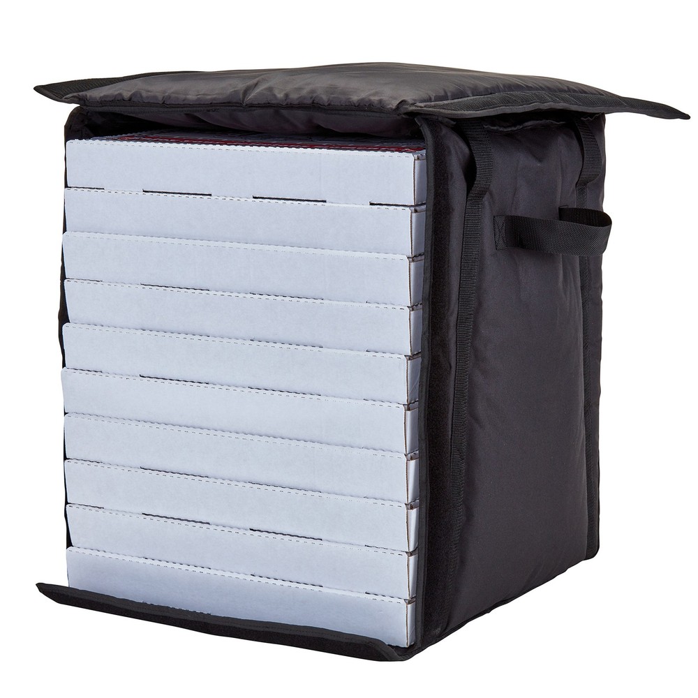Cambro GBPP1018110 10Box Black Premium Go Bag® 18 in Pizza Delivery