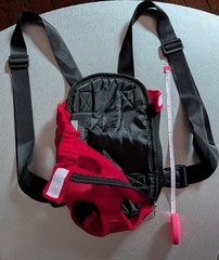 Dog Backpack Carrier for Small Dogs Thick Straps & Cushion Front Pet Sling