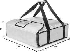 Homevative Electric Heated & Insulated Pizza & Food Delivery Bag. Home Outlet &