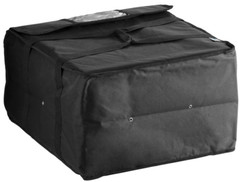 3 PACK Insulated Pizza Food Delivery Carrier Bag Black 20 1/2″ x 20 1/2″ x 12″