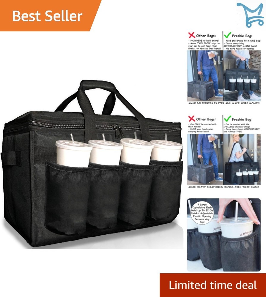 Insulated Food Delivery Bag Polyethylene Foam XL Pro Keep Food Hot Cold