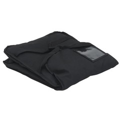 HUBERT® Pizza Delivery Bag Black Nylon Side Loading Medium Insulated — 18/2″L x