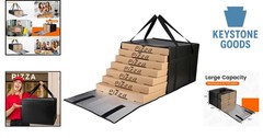 20x20x14 Insulated Pizza Delivery Bag — Hot & Cold Food Carrier for Commercia…