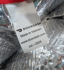 2025 Doordash Large Thermal Insulated Pizza Bag With Handles