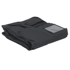 HUBERT® Insulated Pizza Delivery Bag Black Nylon Side Loading g — 16″ L x 16″ W