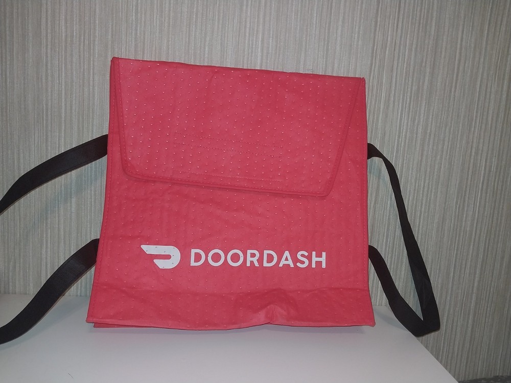 X Large Door Dash Thermo Bag Red Delivery Cooler/ Hot Bag