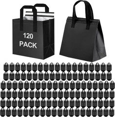 120 Pack Insulated Take Out Bags for Hot & Cold Food, Thermal Delivery Bags