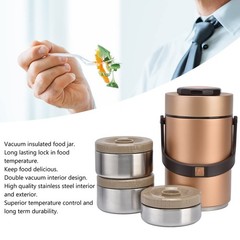 Qiilu Food Flask 2L Termos Para Comida Caliente 24 Horas 304 Stainless Steel