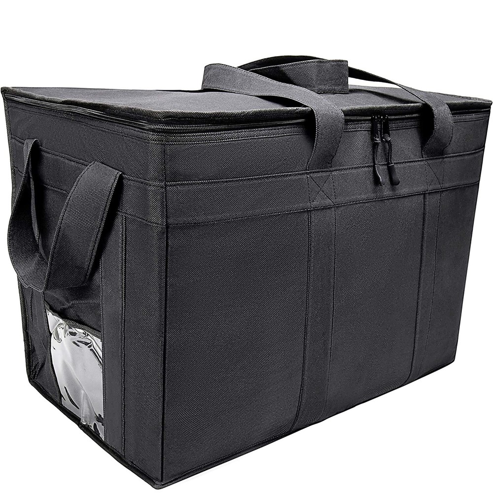 XXXL Food Delivery Bag Insulated Thermal Grocery Carrier Tote Uber Eats Black 1