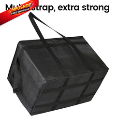 Bodaon 3-Pack Insulated Food Delivery XXX-Large (without Hard Bottom), Black